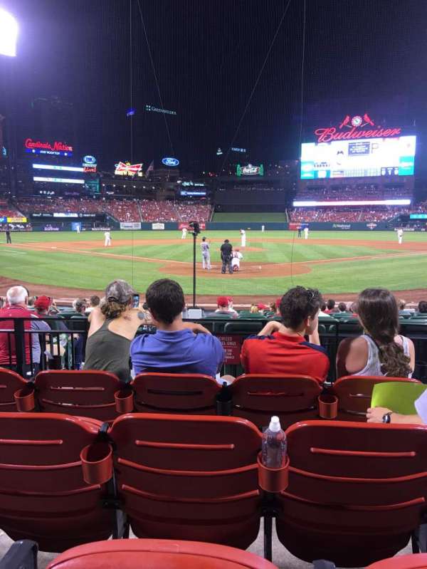 Busch Stadium, block: 150, row: 4, seat: 5