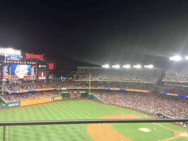 Nationals Park, block: 404, row: A, seat: 11
