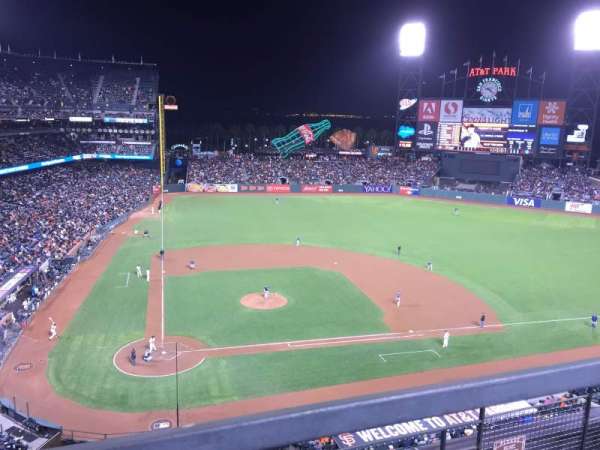 Oracle Park, block: VR311, row: 1, seat: 4