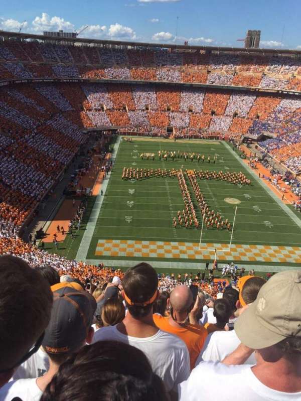 Neyland Stadium, block: MM, row: 23, seat: 15