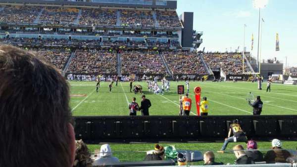 Hamilton Stadium, block: 114, row: 3, seat: 31