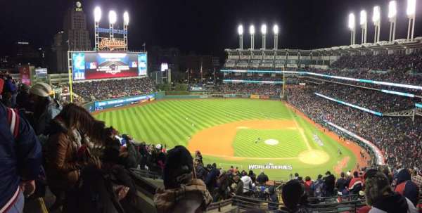 Progressive Field, block: 559, row: J, seat: 18