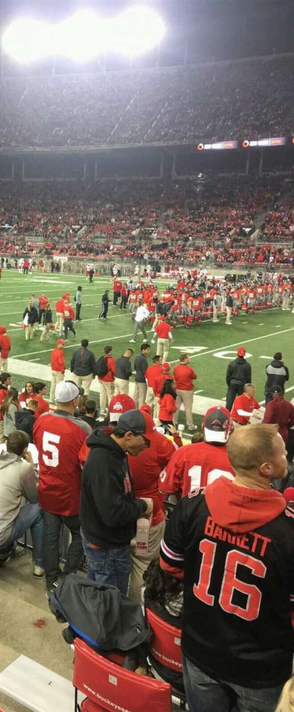 Ohio Stadium, block: 23A, row: 7, seat: 6