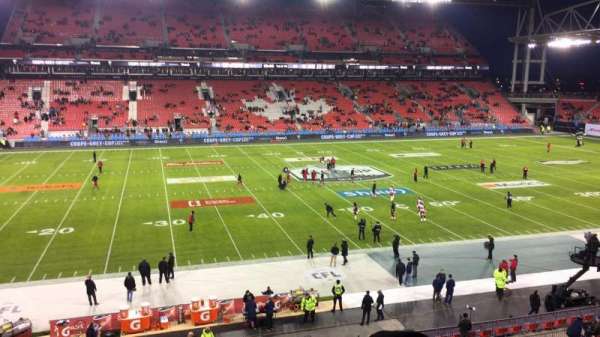 BMO Field, block: 225, row: 4, seat: 10