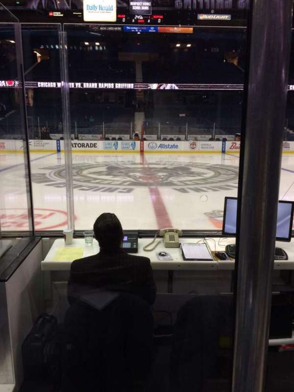 Allstate Arena, block: 103, row: DD, seat: 1