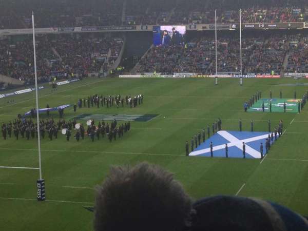 Murrayfield Stadium, block: S8, row: X, seat: 4