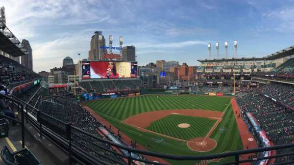 Progressive Field, block: 456, row: B, seat: 16