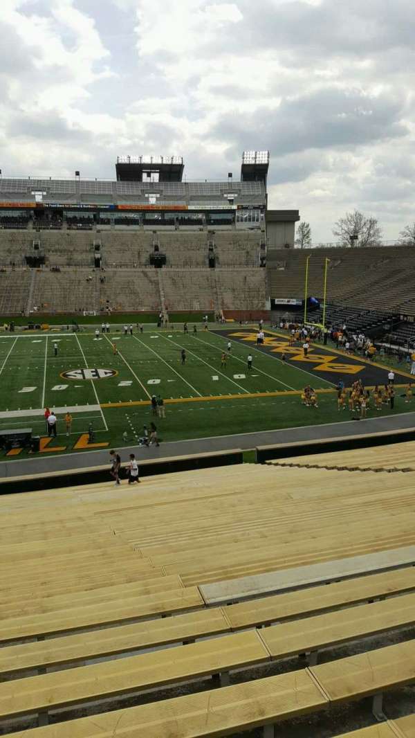 Faurot Field, block: 122, row: 37, seat: 25