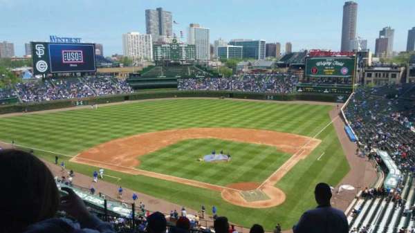 Wrigley Field, block: 315L, row: 10, seat: 6