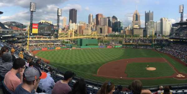 PNC Park, block: 222, row: H, seat: 3,4,5,6