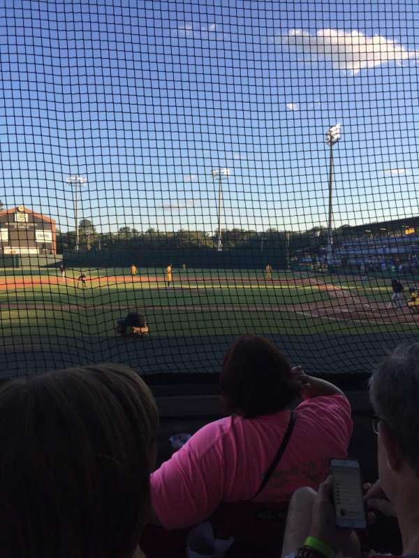 Grayson stadium, block: C, row: 3, seat: 19