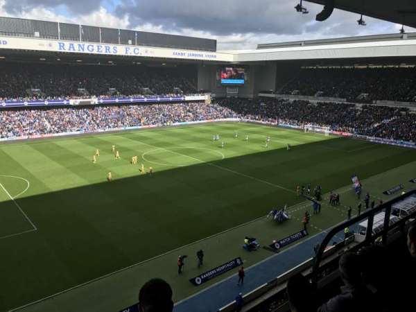 Ibrox Stadium, block: CD7, row: A, seat: 194