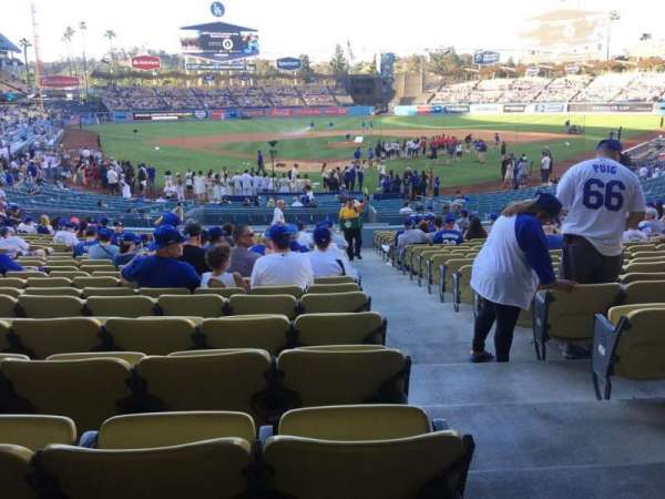 Dodger Stadium, block: 2fd, row: W, seat: 13