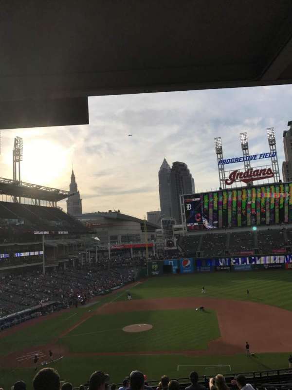 Progressive Field, block: 344, row: R, seat: 5