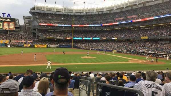 Yankee Stadium, block: 125, row: 11, seat: 1