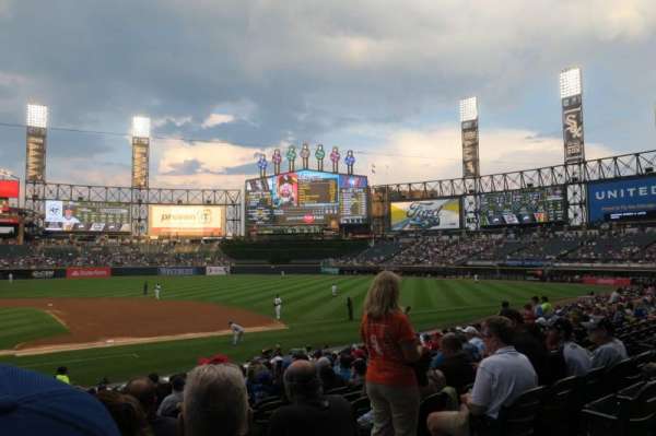 Rate Field, block: 125, row: 20, seat: 10