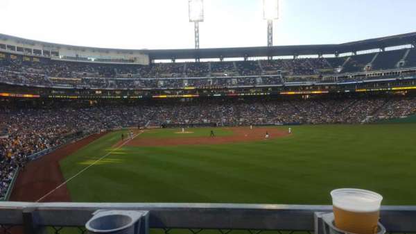 PNC Park, block: 144, row: A, seat: 17