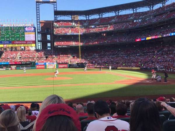 Busch Stadium, block: 155, row: 4, seat: 6