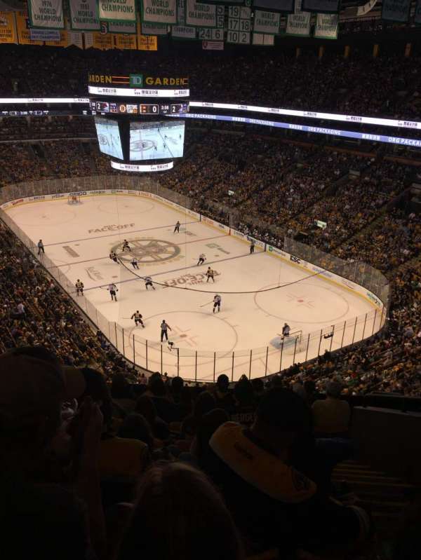 TD Garden, block: 311, row: 9, seat: 6