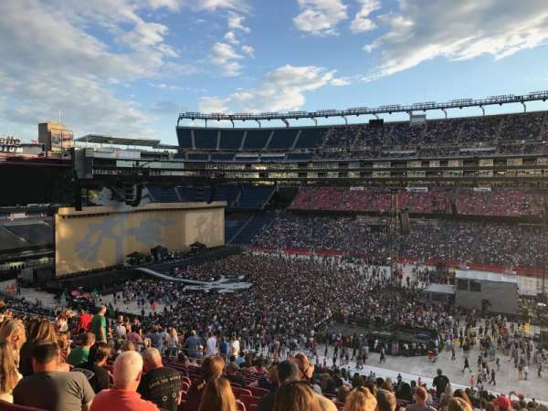 Gillette Stadium, block: CL7, row: 22, seat: 5