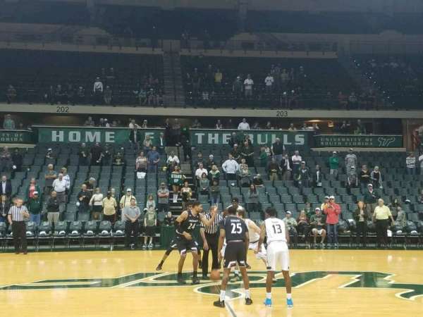 Yuengling Center, block: 114, row: C, seat: 1