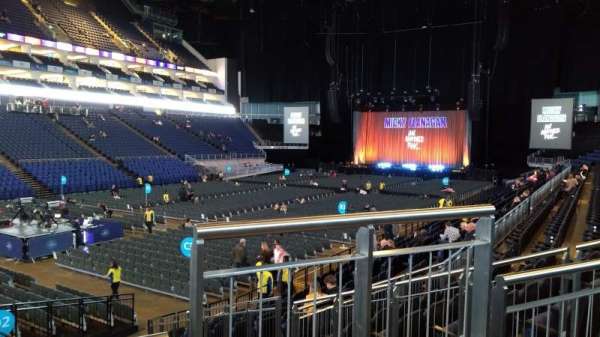 The O2, London, block: 109, row: P, seat: 264