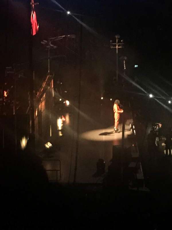 The O2, London, block: 118, row: Z, seat: 7