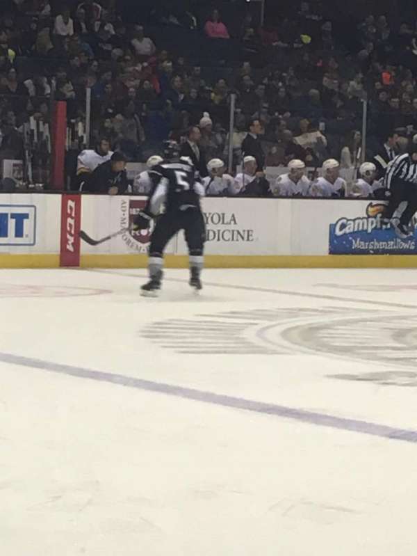 Allstate Arena, block: 103, row: AA, seat: 30