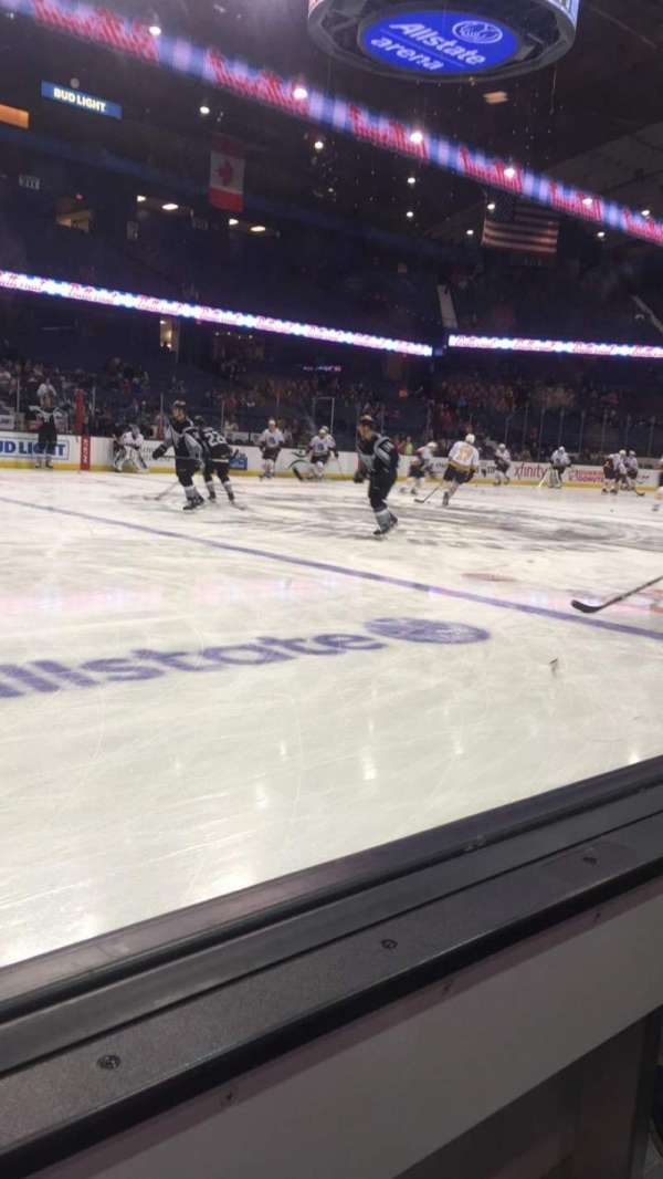 Allstate Arena, block: 103, row: AA, seat: 30