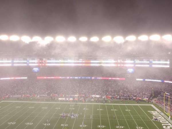 Gillette Stadium, block: 330, row: 3, seat: 2