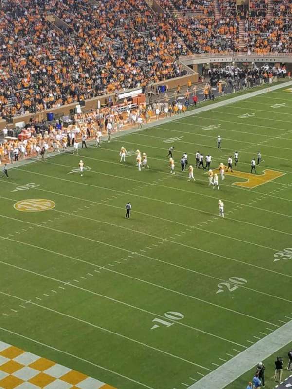 Neyland Stadium, block: KK, row: 23, seat: 10