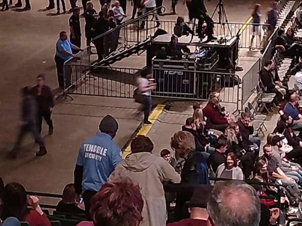 Wolstein Center, block: 103, row: Q, seat: 11