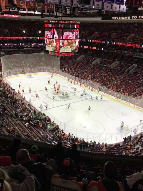 Xfinity Mobile Arena, block: 205, row: 8, seat: 9