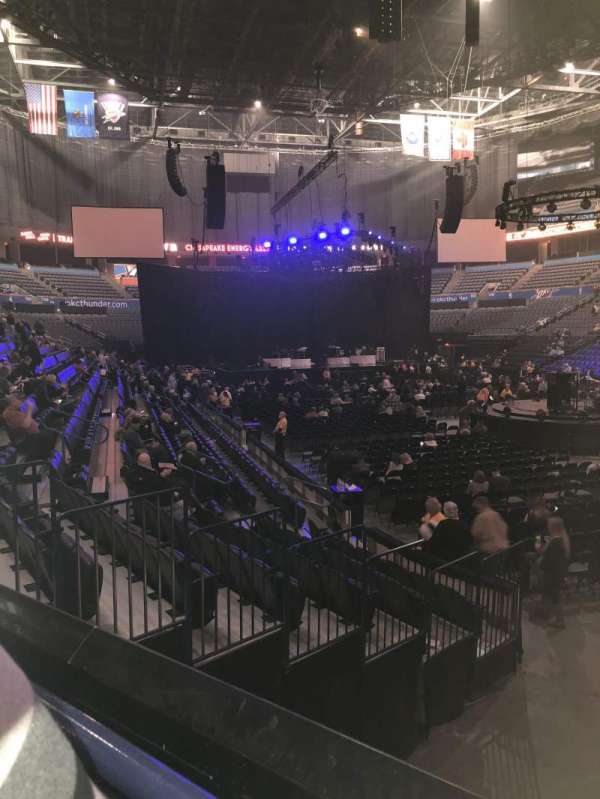 Paycom Center, block: 102, row: K, seat: 18