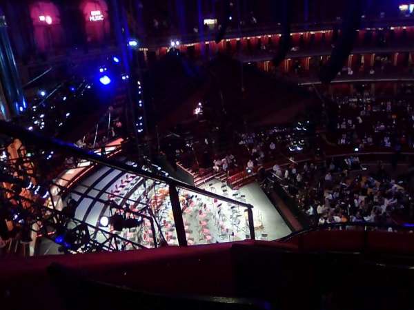 Royal Albert Hall, block: Rausing Circle P, row: 7, seat: 1