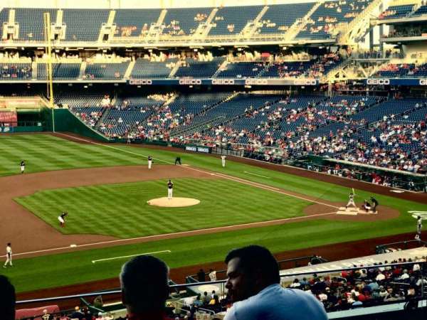 Nationals Park, block: 207, row: E, seat: 18