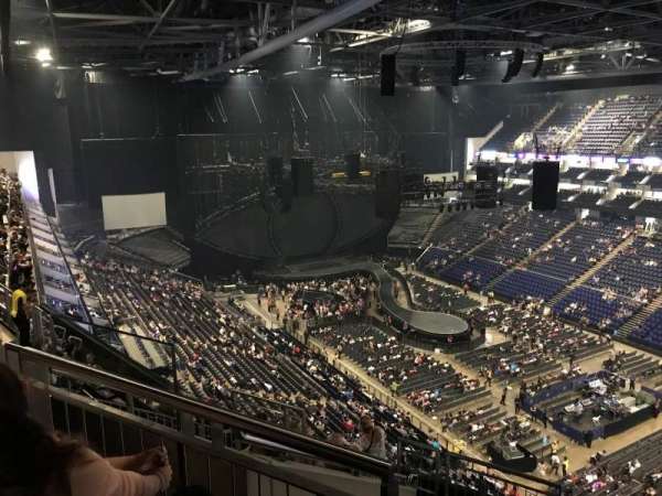 The O2, London, block: 407, row: J, seat: 617