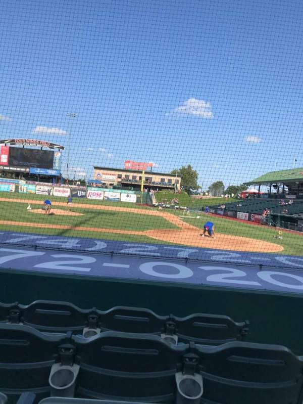 Four Winds Field, block: 113, row: F, seat: 1