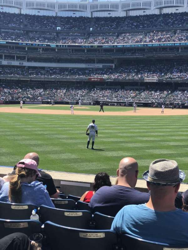 Yankee Stadium, block: 105, row: 7, seat: 7