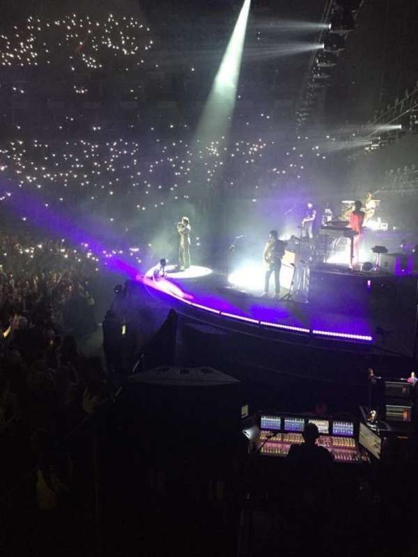 The O2, London, block: 113, row: J, seat: 419