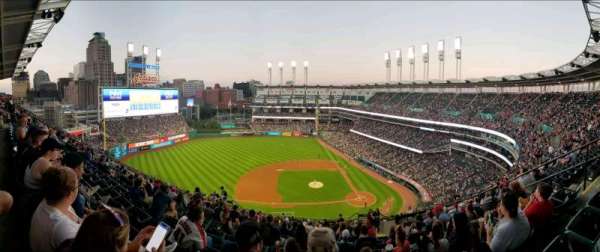 Progressive Field, block: 561, row: R, seat: 8