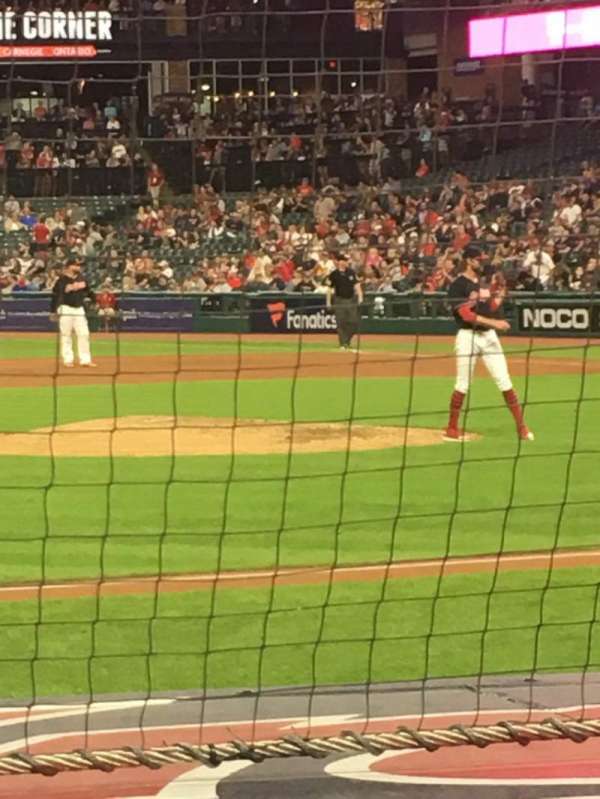 Progressive Field, block: 163, row: F, seat: 3