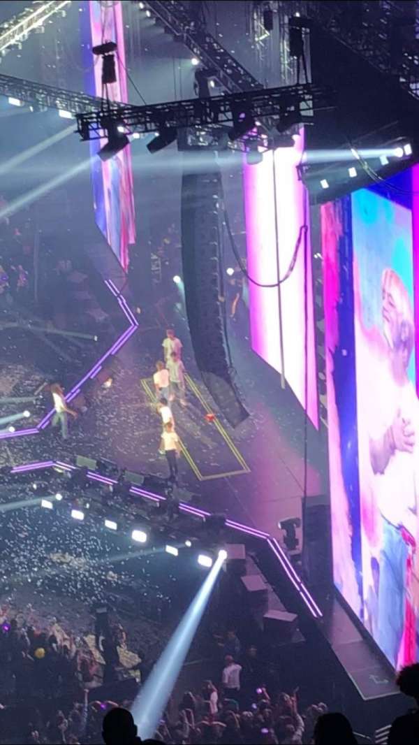 Prudential Center, block: 213, row: 9, seat: 8