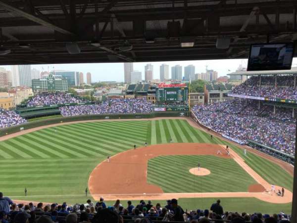 Wrigley Field, block: 411L, row: 8, seat: 16