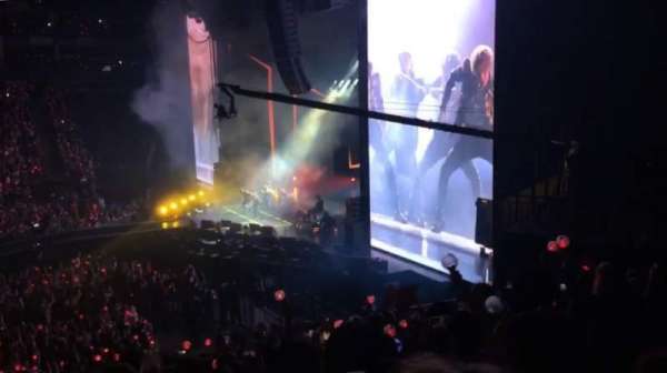 The O2, London, block: 112, row: V, seat: 374