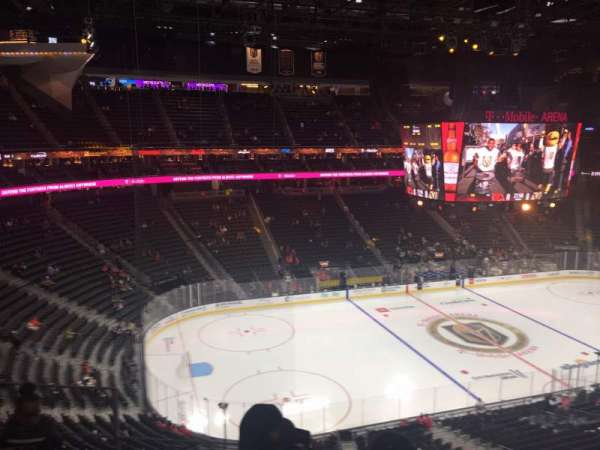 T-Mobile Arena, block: 219, row: D, seat: 10