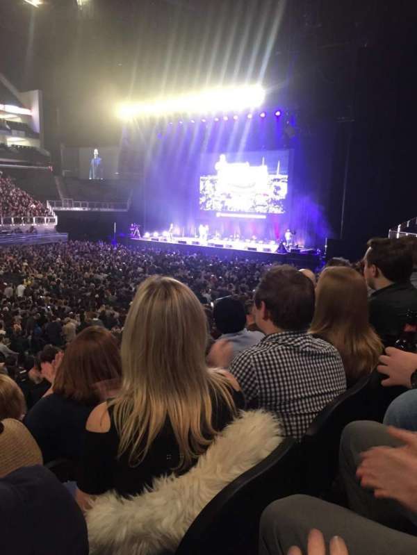 The O2, London, block: 111, row: Q, seat: 325