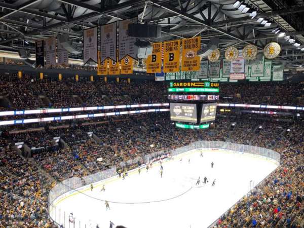 TD Garden, block: 321, row: 9, seat: 5