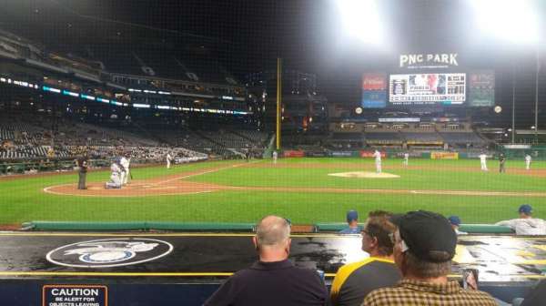 PNC Park, block: 12, row: J, seat: 10