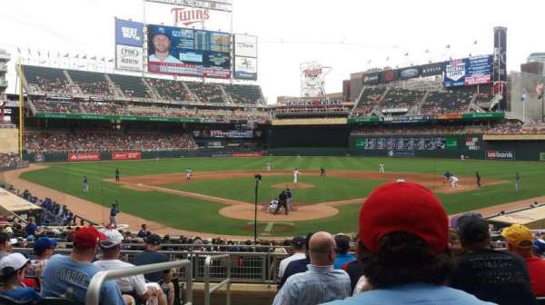 Target Field, block: 113, row: 8, seat: 8